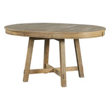 Farmhouse Round Extendable Dining Table-3
